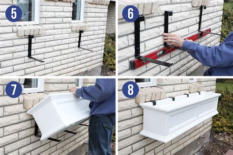 how to hang metal window boxes|hanging window boxes planters.